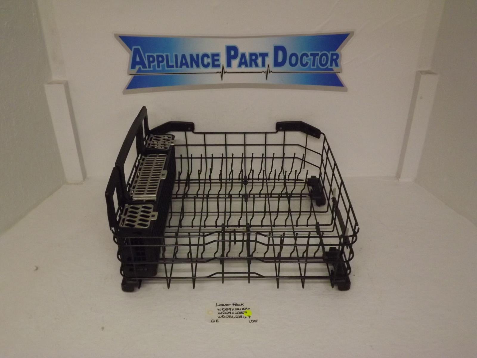 GE Dishwasher WD28X26106 WD28X22827 WD28X22867 Lower Rack Used GE Dishwasher WD28X26106 WD28X22827 WD28X22867 Lower Rack Used